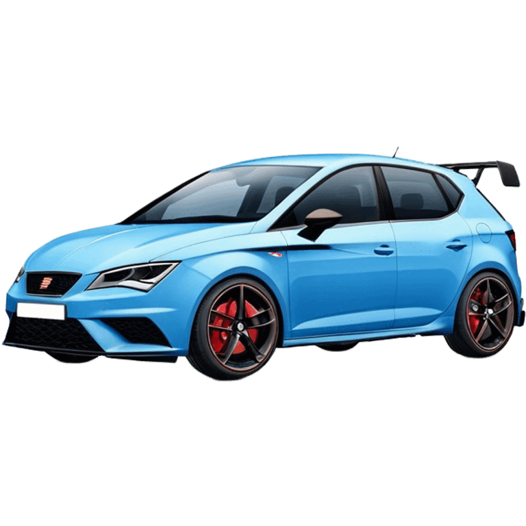 Seat Cupra blue colour emoji