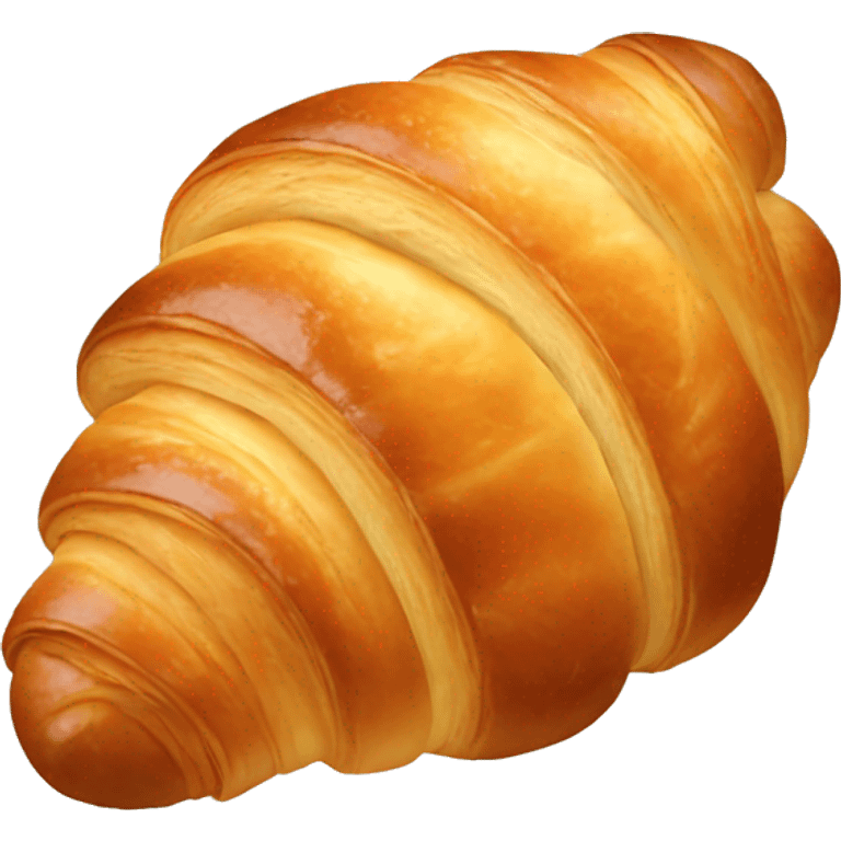 Plain croissant emoji