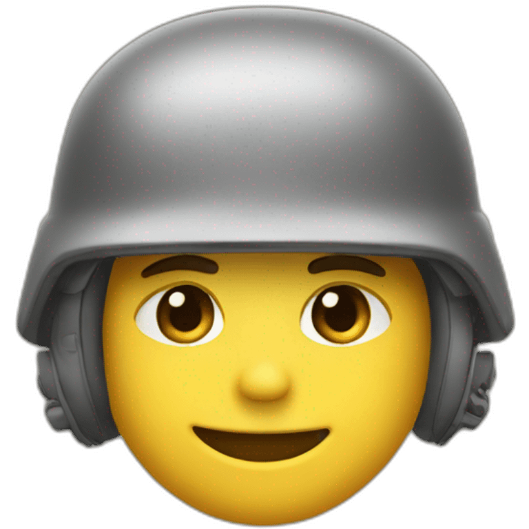 emoji salute soldier helmet head hand only emoji