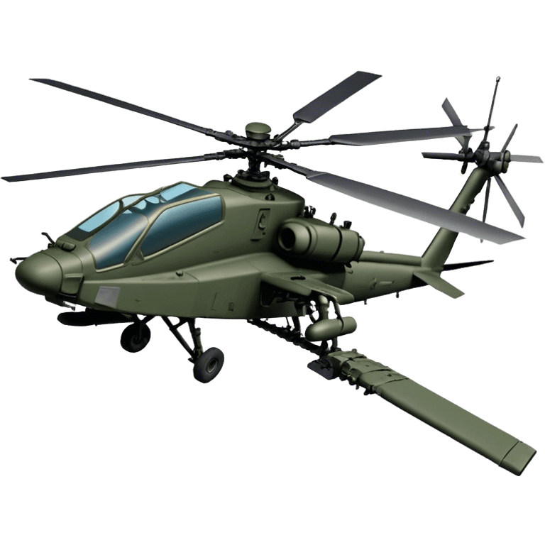 AH-64E Apache - Boeing (Model Year: 2021) (Iconic army green) emoji