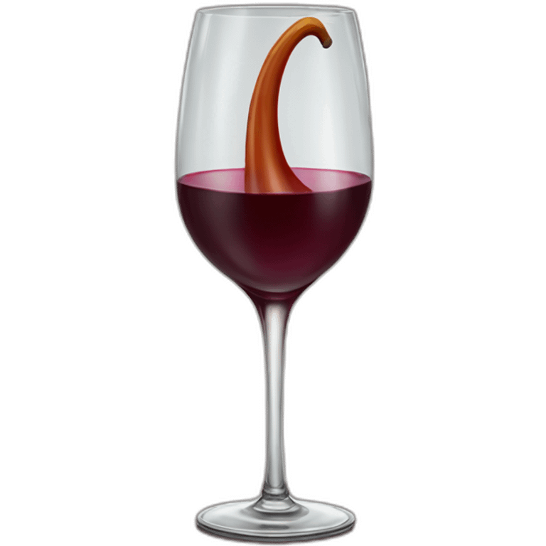 bull-horn-on-wine-glass emoji