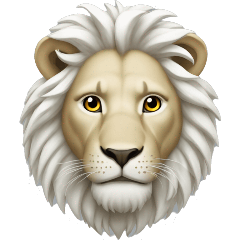 lion blanc emoji