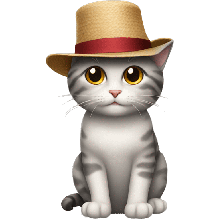 Cat with a hat emoji