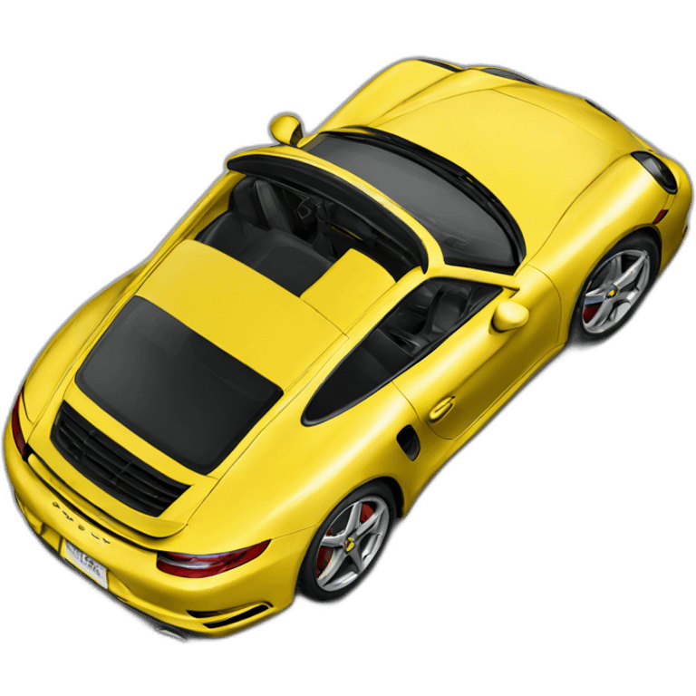 yellow porsche emoji