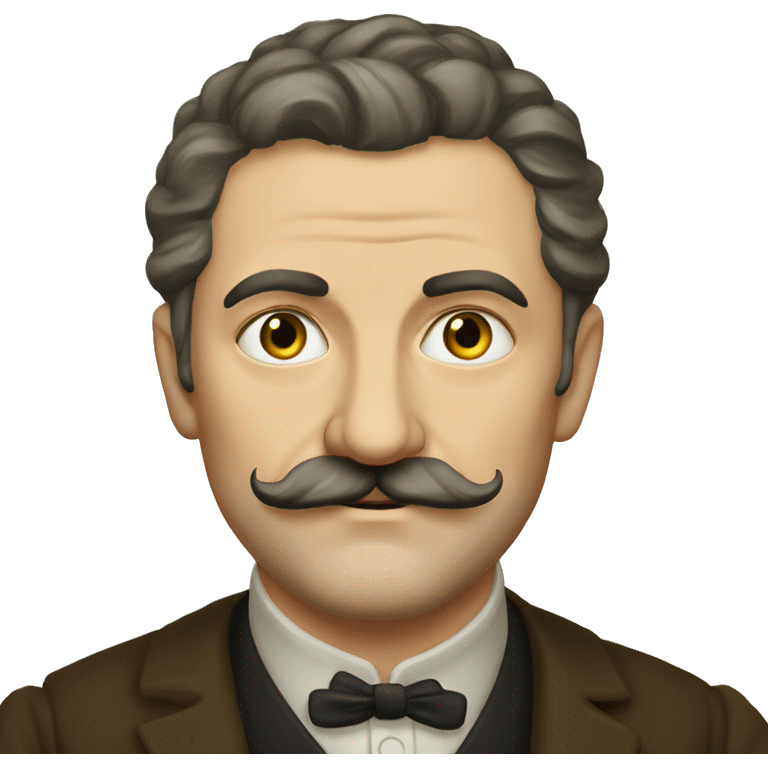 Ukrainian writer of the 19th century, with a mustache emoji