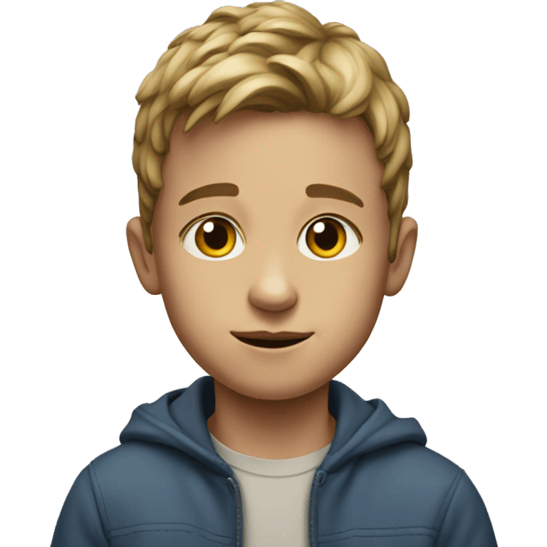 realistic portrait of a boy emoji