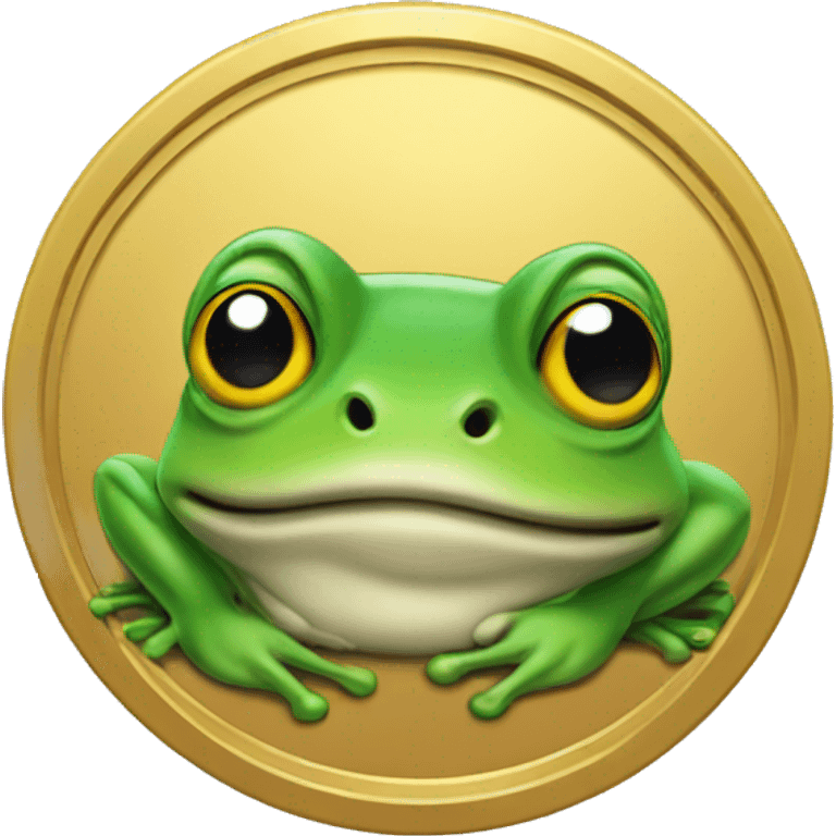 frog coin emoji