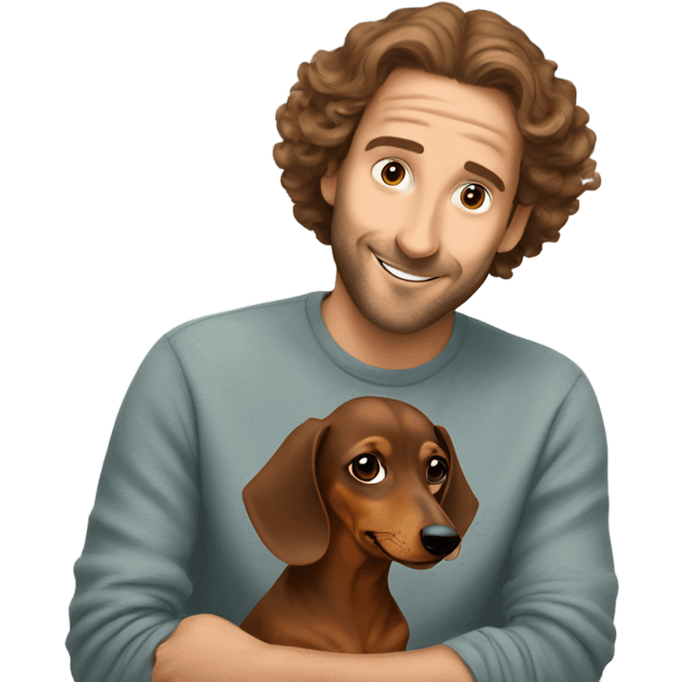 dachshund and me emoji