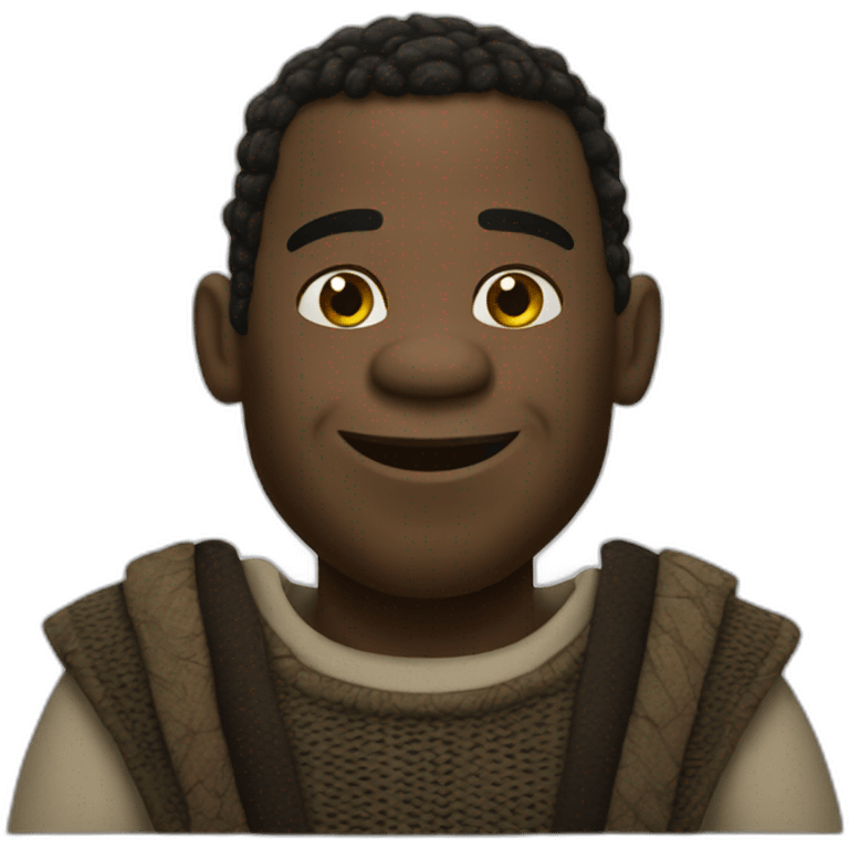 black-shrek emoji