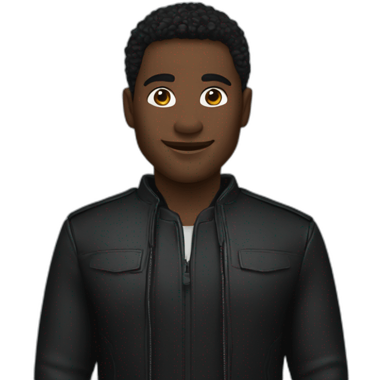 black tesla Y emoji