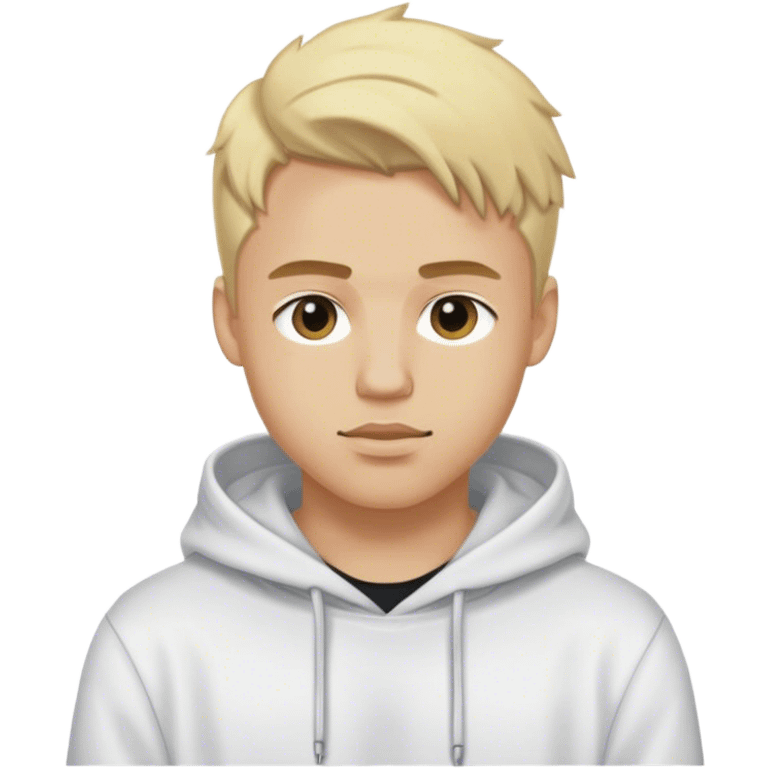 Blond guy with street wear type clothes  emoji