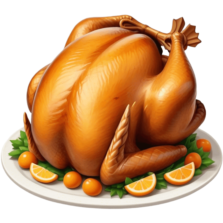 Cooked turkey emoji