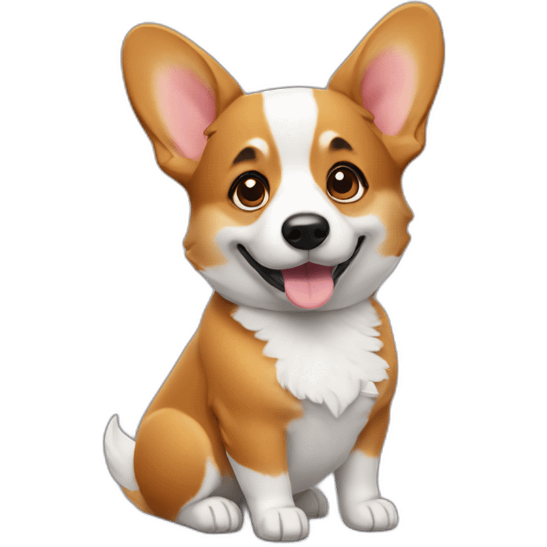 corgi accountant emoji