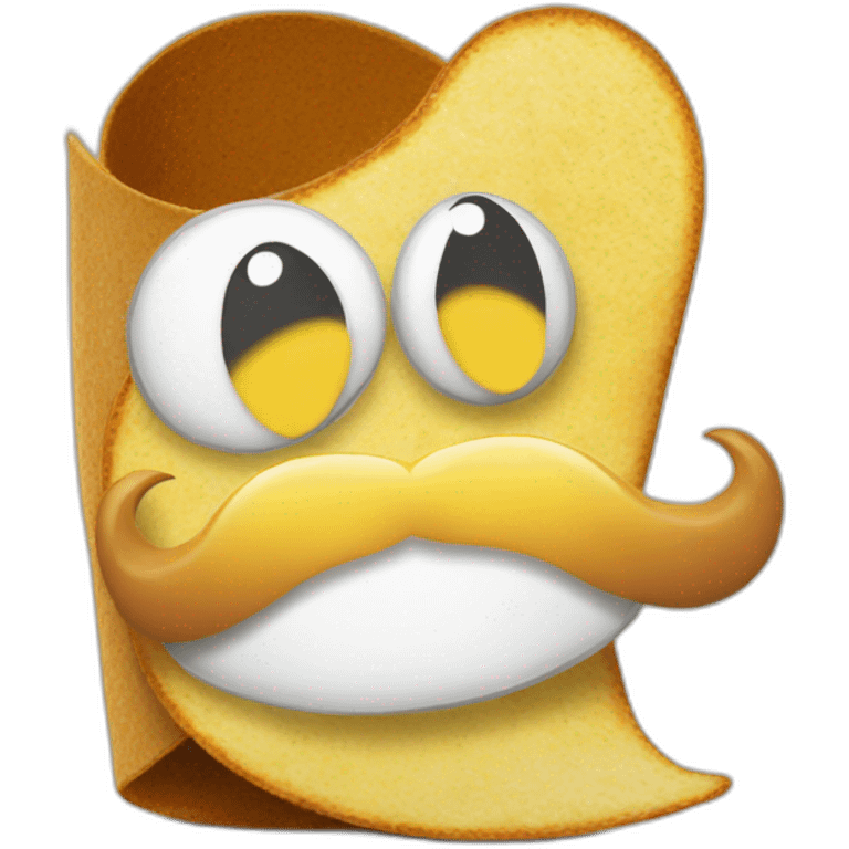 Pringles moustache emoji