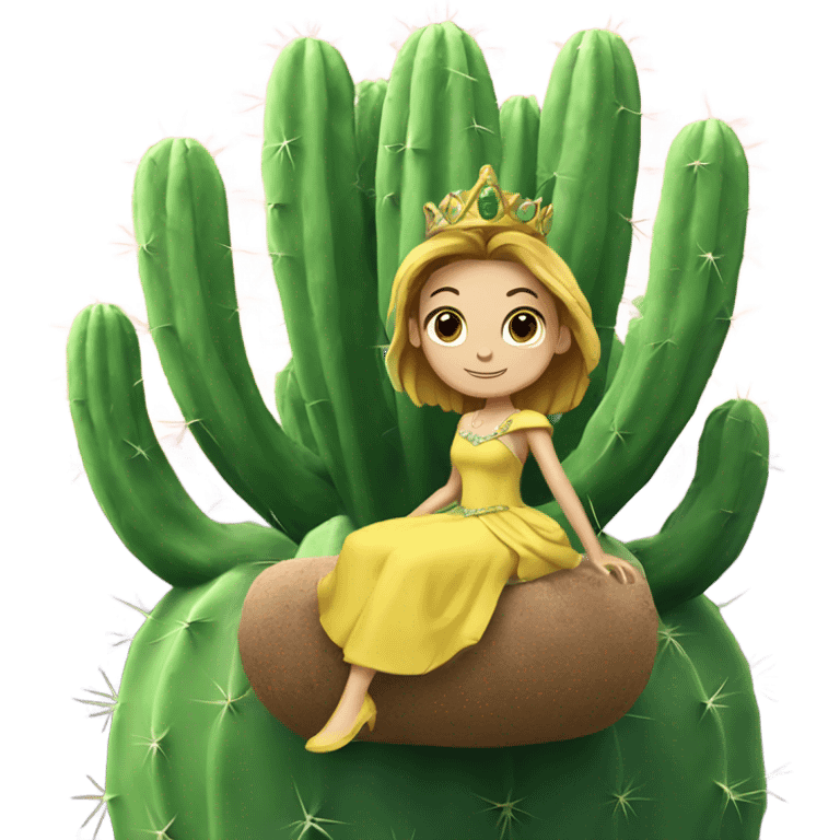 princess on cactus  emoji