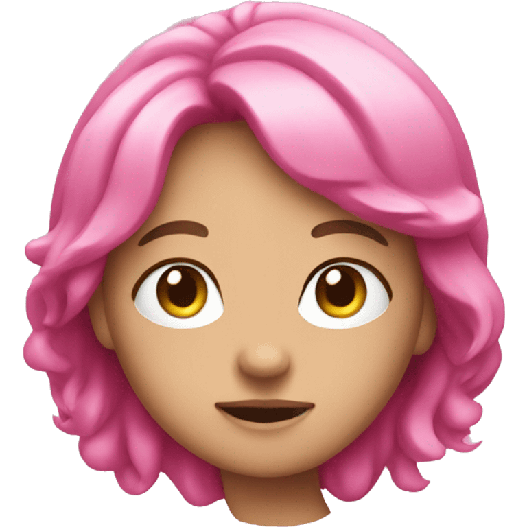 Pink sos emoji