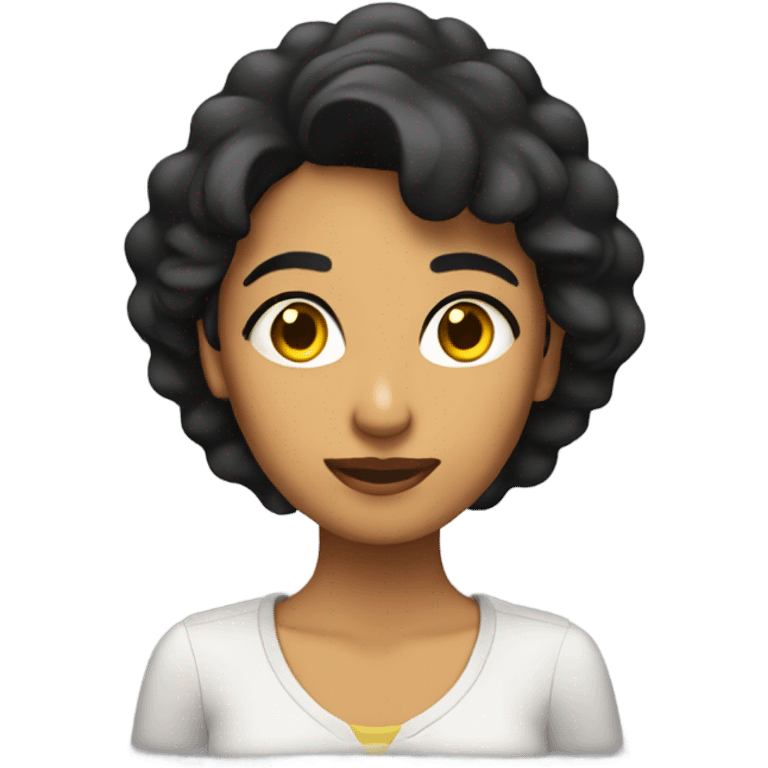 Chica morena  emoji