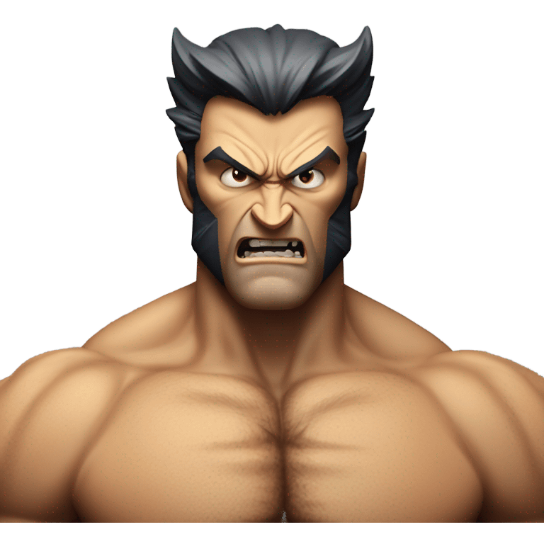 Wolverine angry emoji