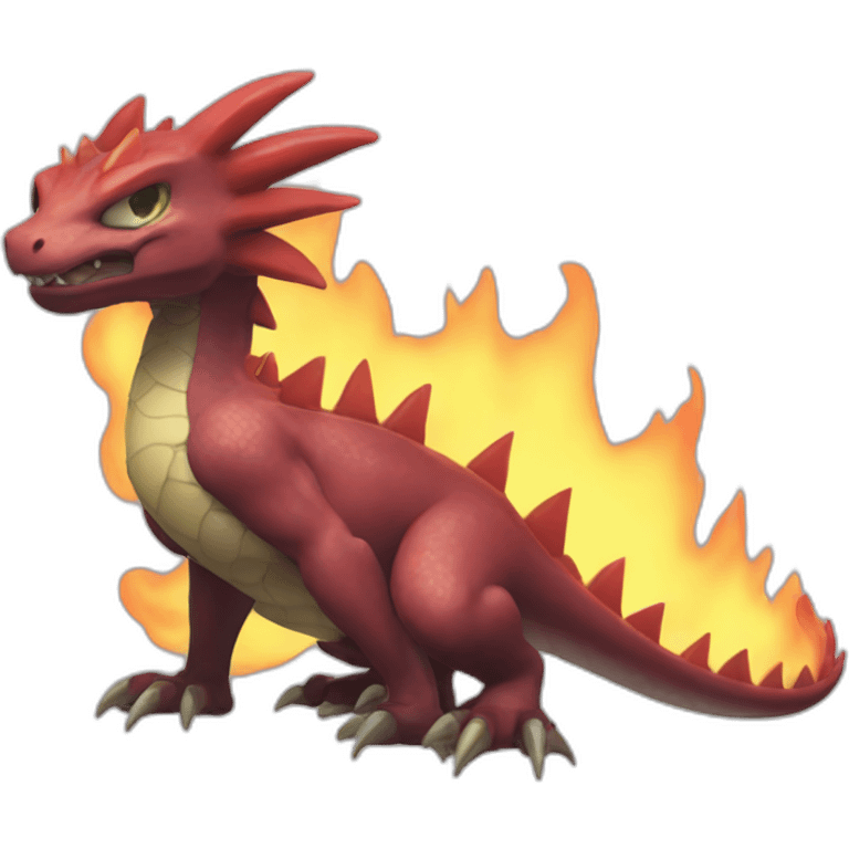 Dracaufeu pokemon emoji