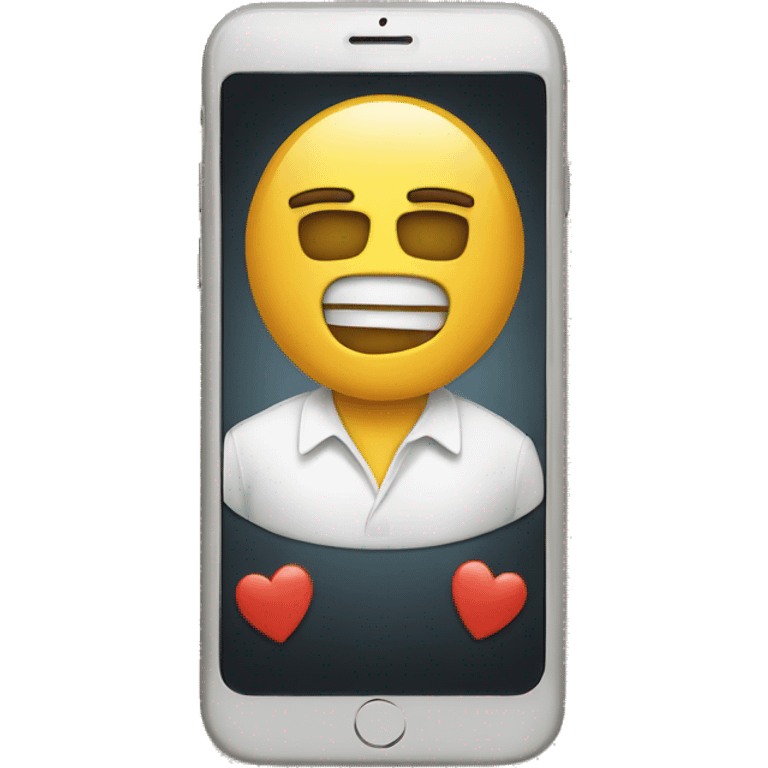 likes on phone screen emoji