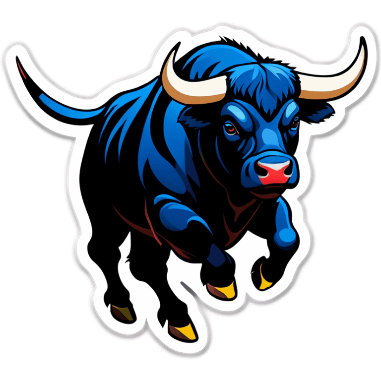 Black bull emoji