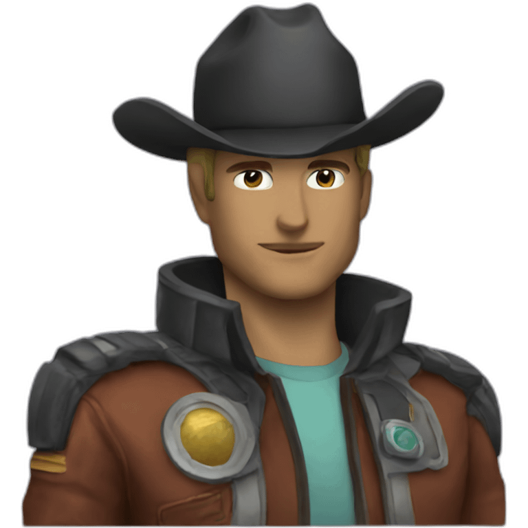 Cobra space cowboy emoji