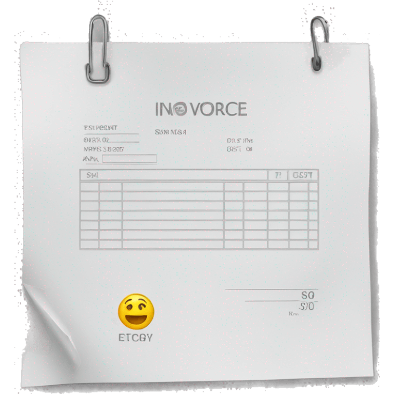 invoice emoji