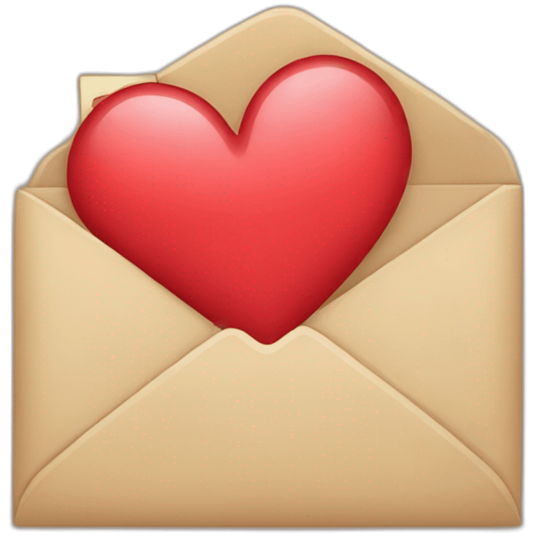 open-mail-heart emoji