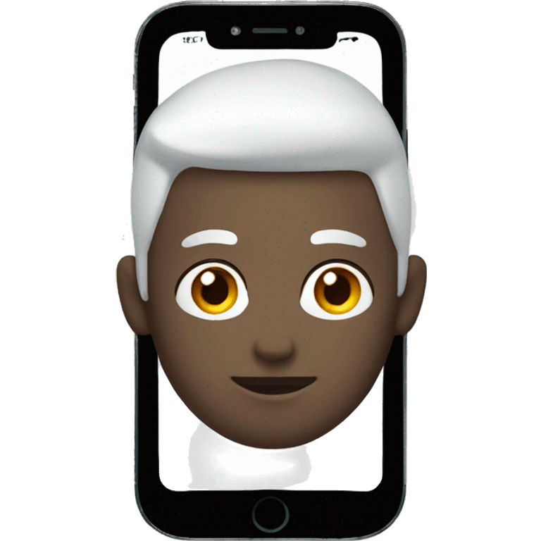 White iPhone 13 emoji