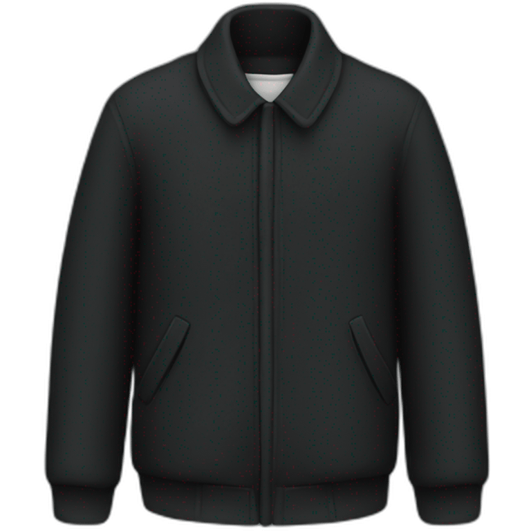 black cotton jacket emoji