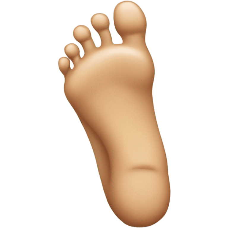 second long toe on foot emoji