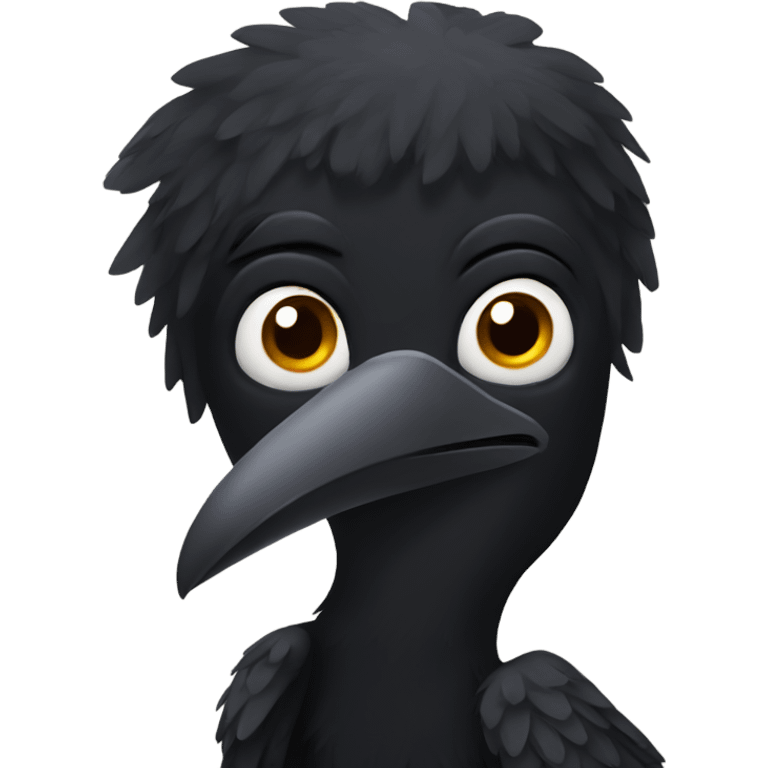 Crow emoji