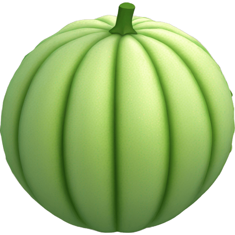 3D muskmelon  emoji