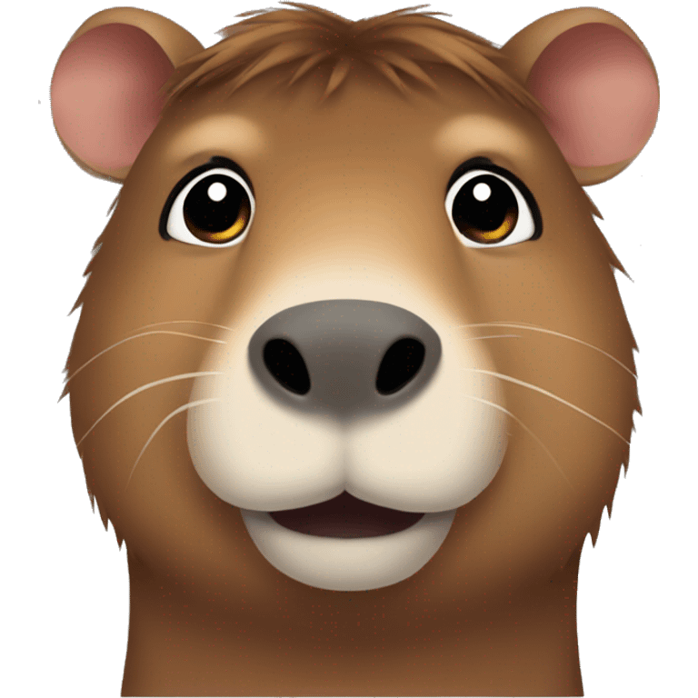 Half human half capybara emoji