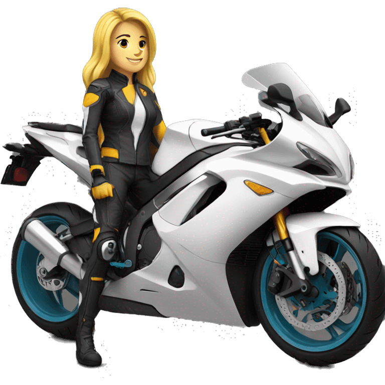 Sportbike lover emoji