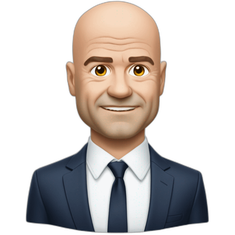 Gianni infantino qui fait du stop emoji