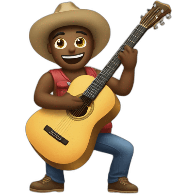 peso pluma playing guitar emoji