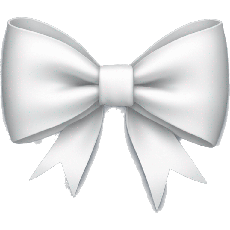 White bow emoji