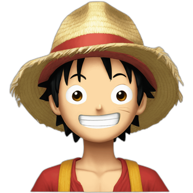 Luffy from one piece emoji