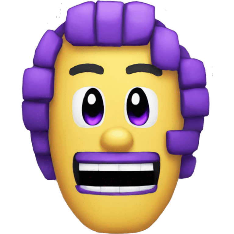 Purple Guy pixel FNAF emoji