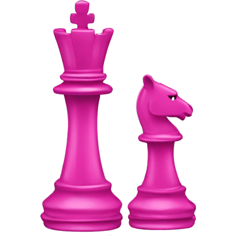 Chess piece pink  emoji