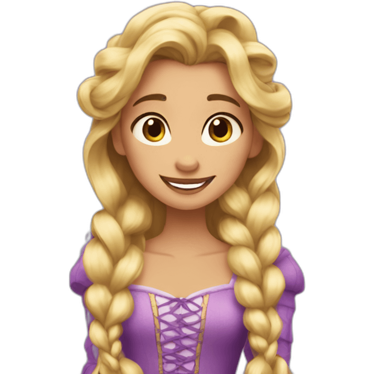 Repunzel from tangle  emoji