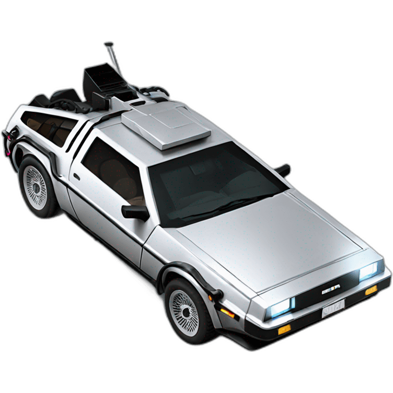 Delorean from back to the future emoji