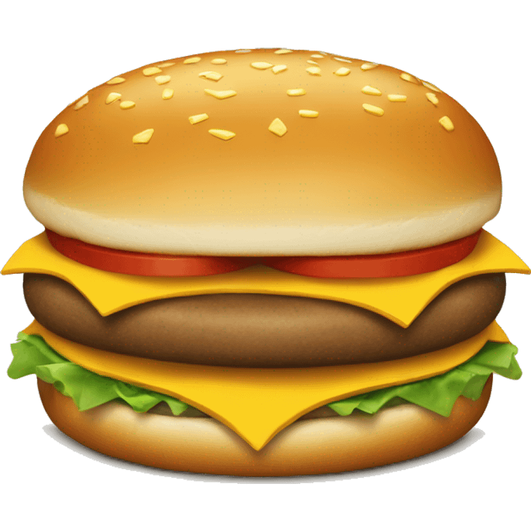 mcdonald’s cheeseburger emoji