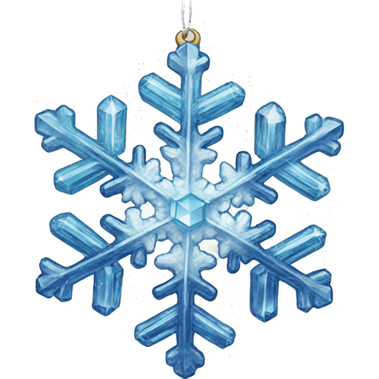 crystal snowflake ornament emoji