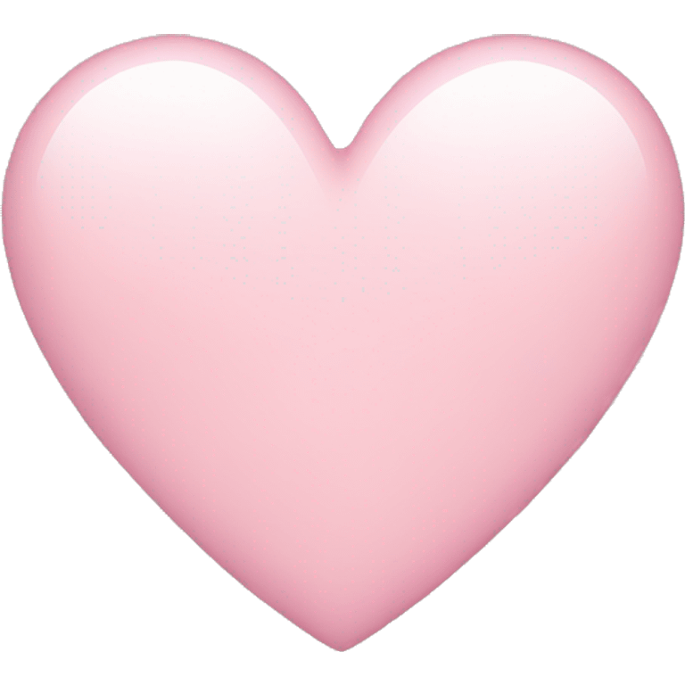 Light pink heart emoji