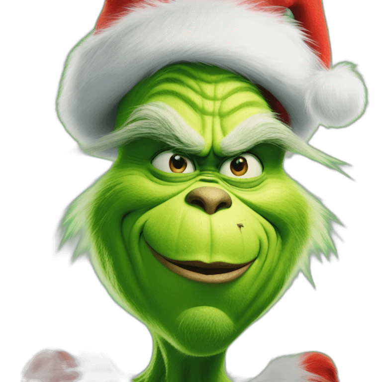 the grinch christmas emoji