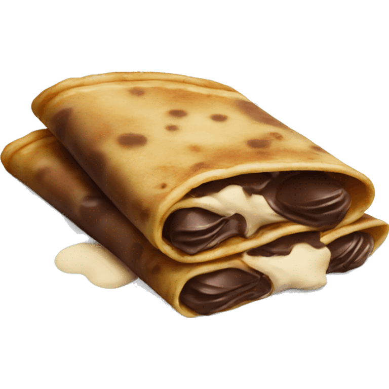 chocolate crepes emoji