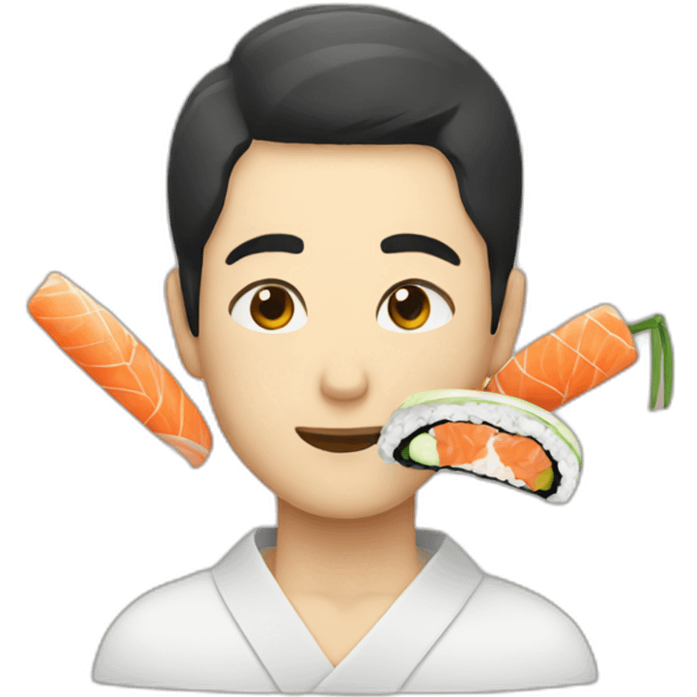 sushi eater emoji