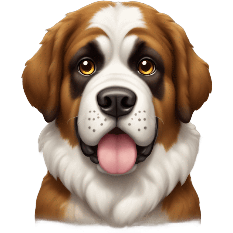 Saint Bernard dog emoji